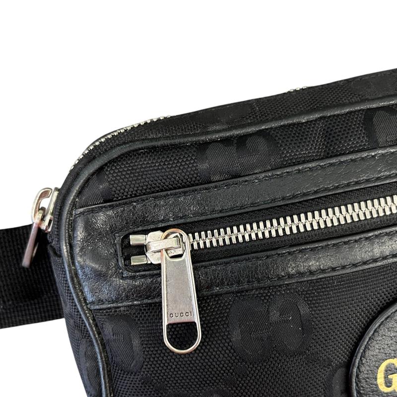 Pre-owned  Gucci Men's Gg Off The Grid Belt Bag Black 8
