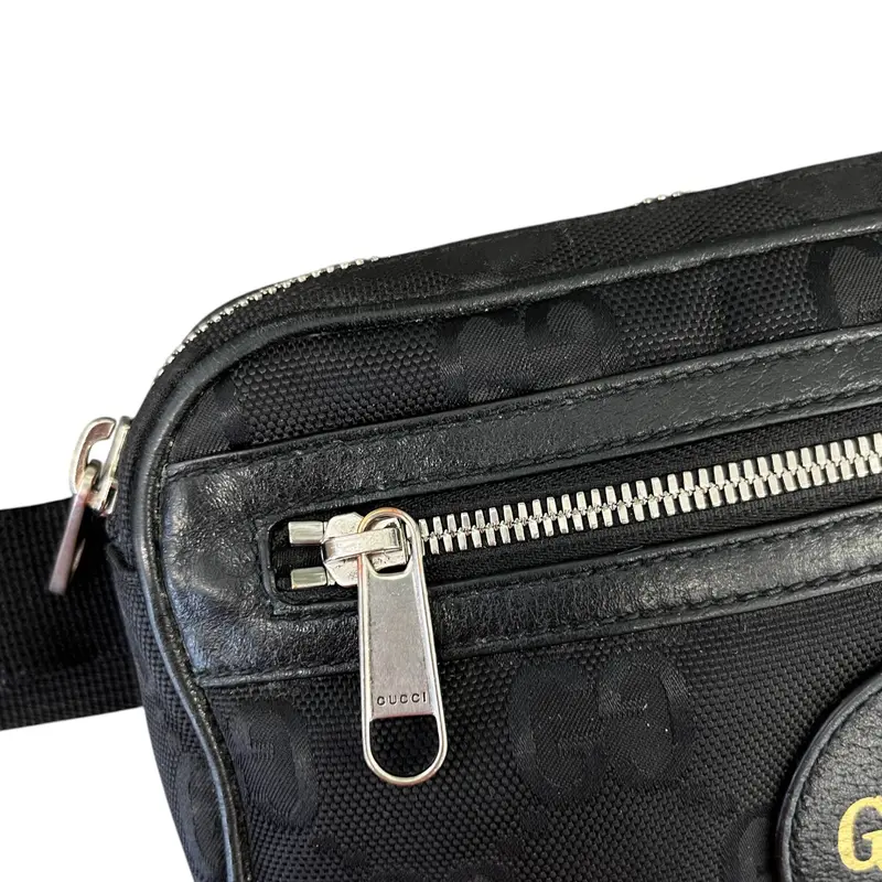 Pre-owned  Gucci Men's Gg Off The Grid Belt Bag Black 8