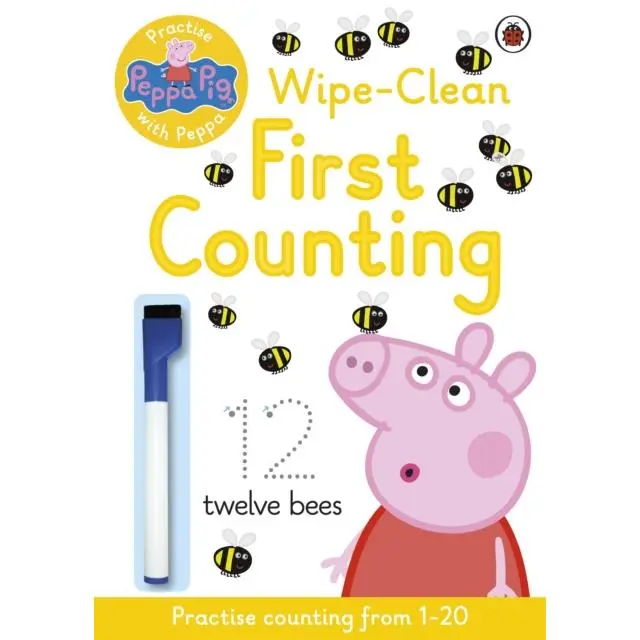 Peppa Pig: Practise with Peppa: Wipe-Clean First Counting - Paperback Book - by Peppa Pig - 9780723297765 - Penguin Random House Children's UK 0