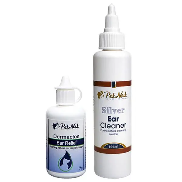 Bestselling Ear Relief Pack for dogs - Contains our natural Ear Cleaner & Ear Relief drops