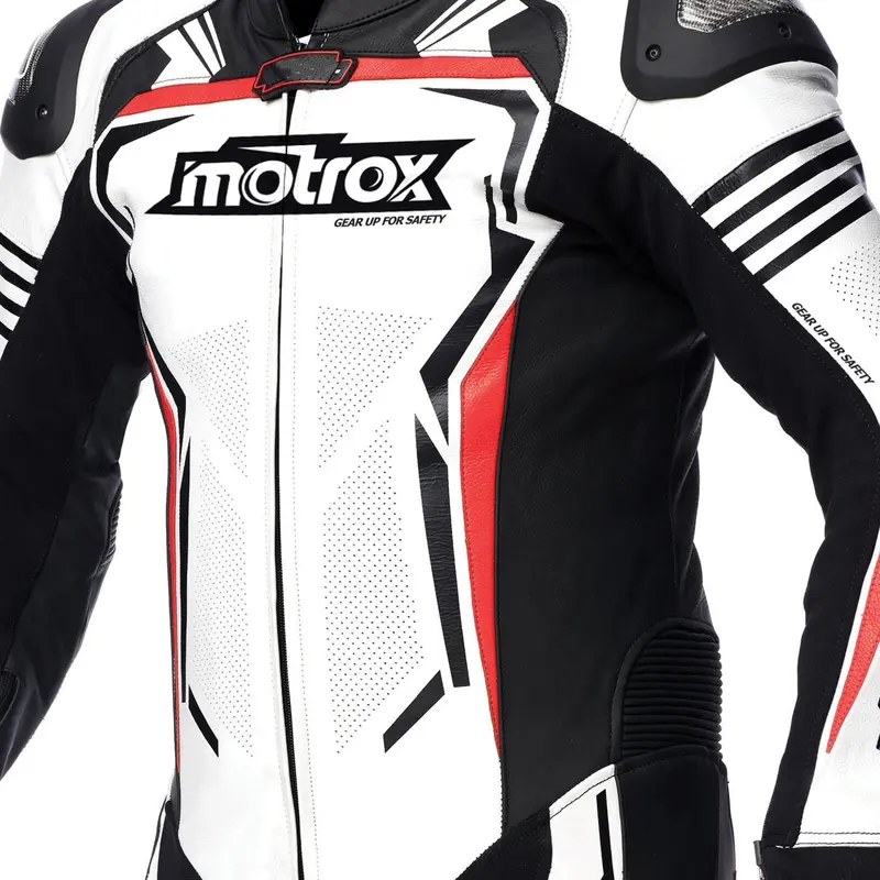 Men ESTORIL One-Piece Motorcycle Leather Suit 2