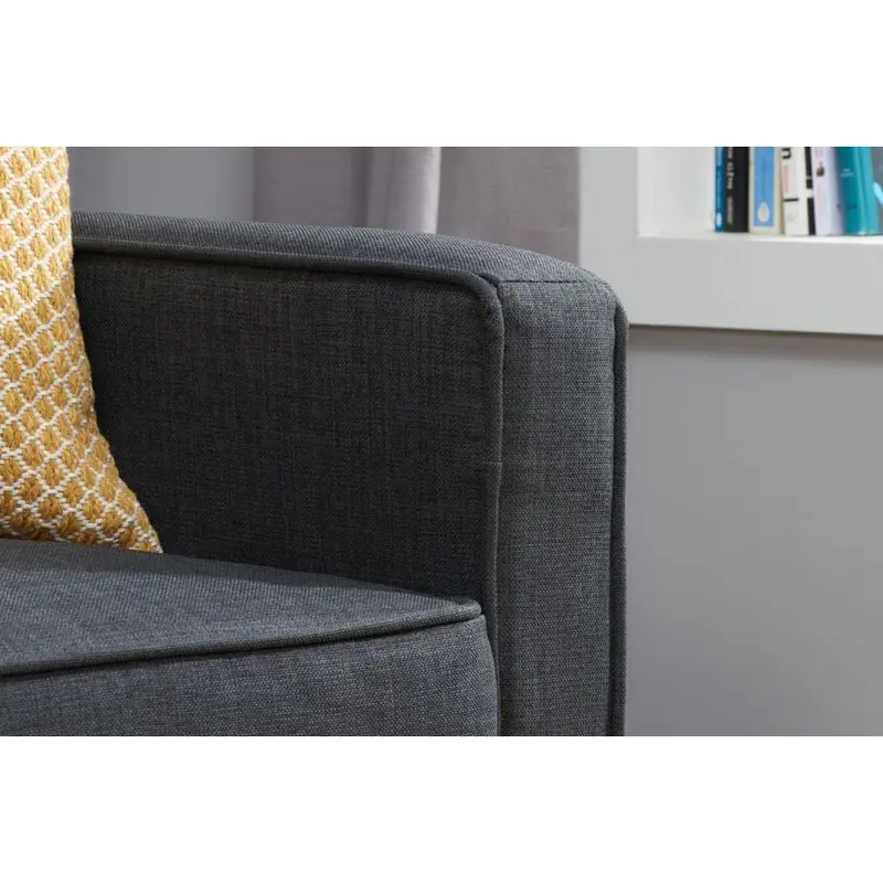 Otto Grey Fabric Sofabed | Small Pull-Out Design | 2 Seater Comfort 3