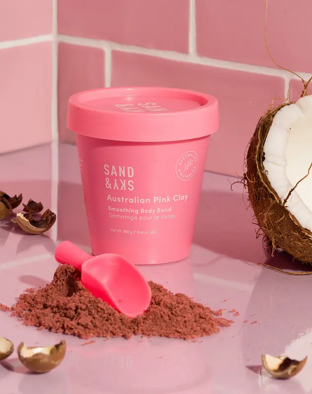 Sand & Sky Australian Pink Clay Smoothing Body Sand 4
