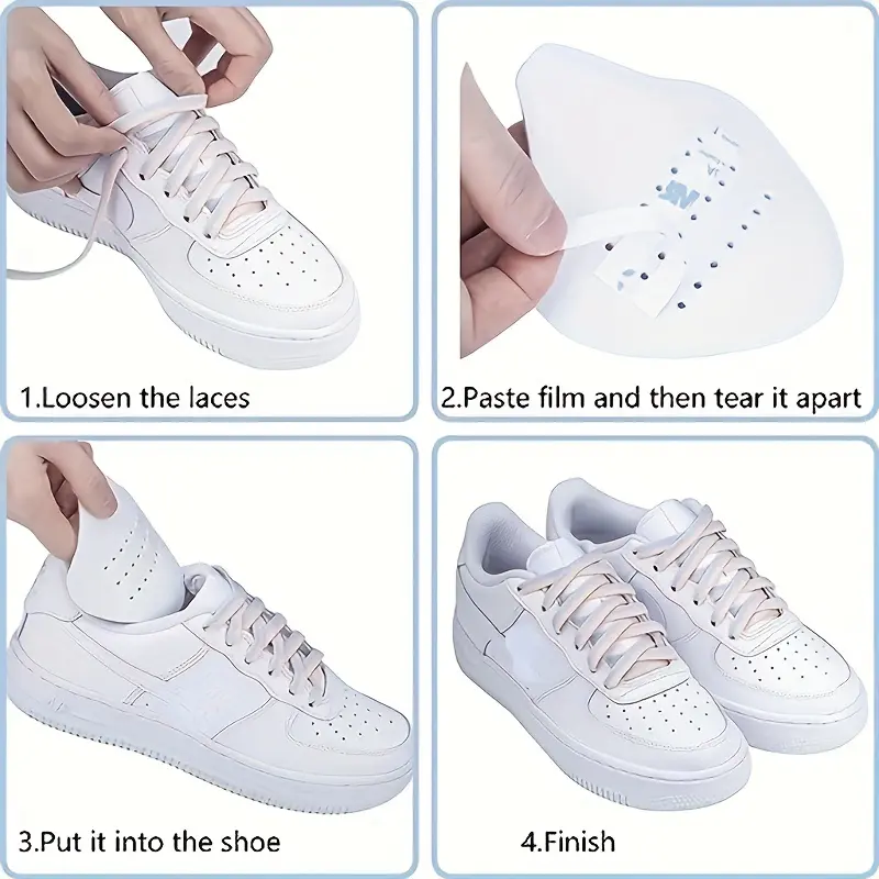 2 Pairs Anti-Wrinkle Shoes Protectors For Sneakers Casual Shoes, 7-12 1