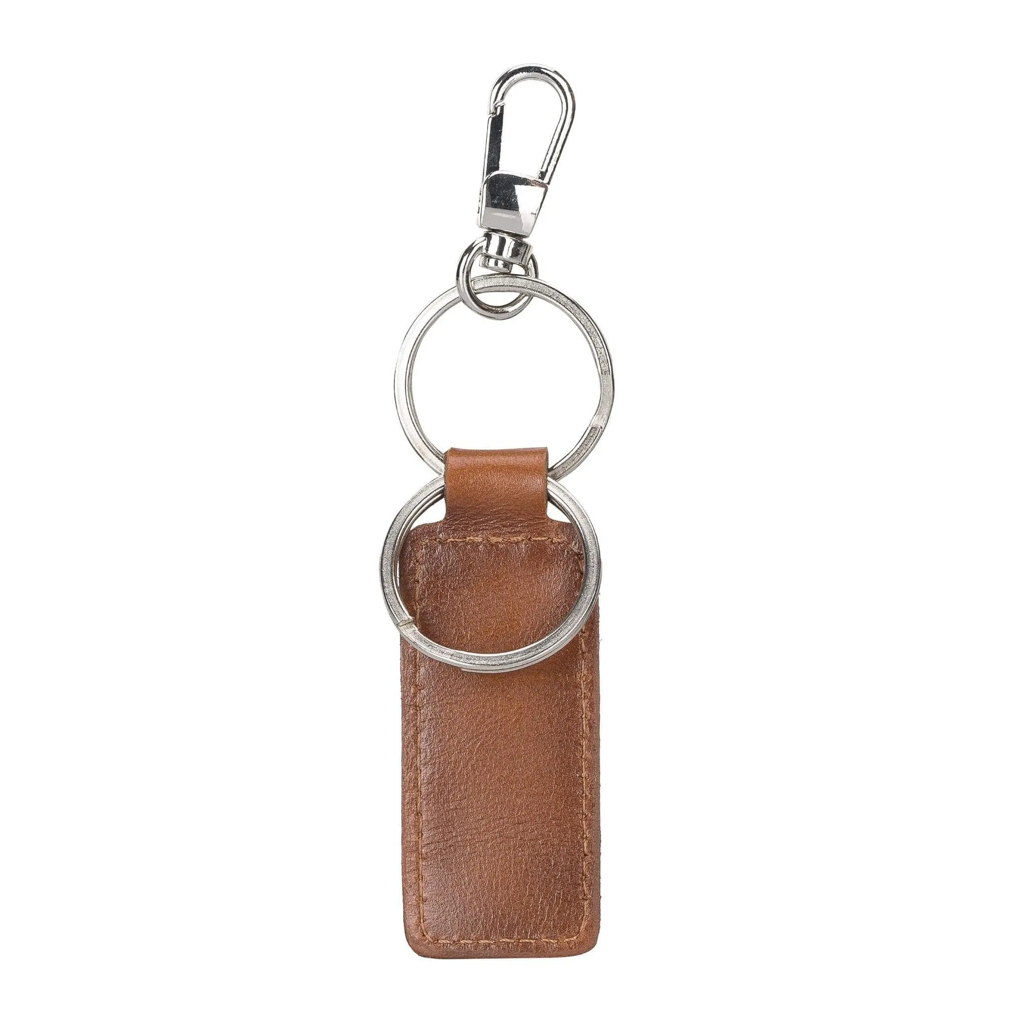 Leather Double Keyring