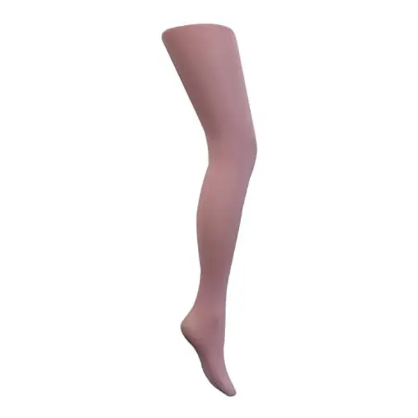 MYSASI Children's 40 Denier Opaque Colourful Tights (11-14 Years, Dusky Pink) 0