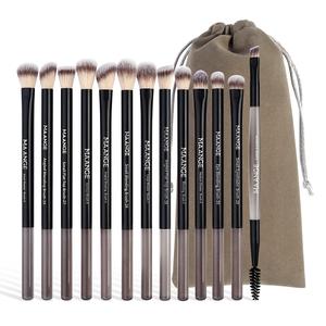 MAANGE Professional Eye & Face Makeup Brush Set with Storage Bag, 13pcs Makeup Brushes, Soft Bristles and Comfortable Grip Makeup Brush Set for Women & Girls, Cosmetics, Eyeshadow Brushes	Beauty Brushes