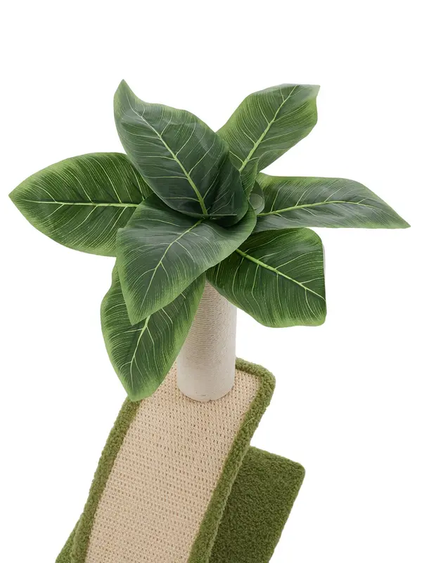 Pets Mood Green Tree Sisal Cat Sratching Post with Backscratcher 6