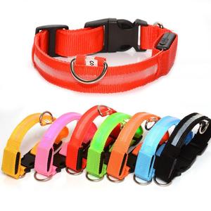 Adjustable Luminous Pet Collar, 1 Count Glow-in-the-dark Collar for Night Walking, Pet Supplies for Dogs & Cats, Pet Accessories