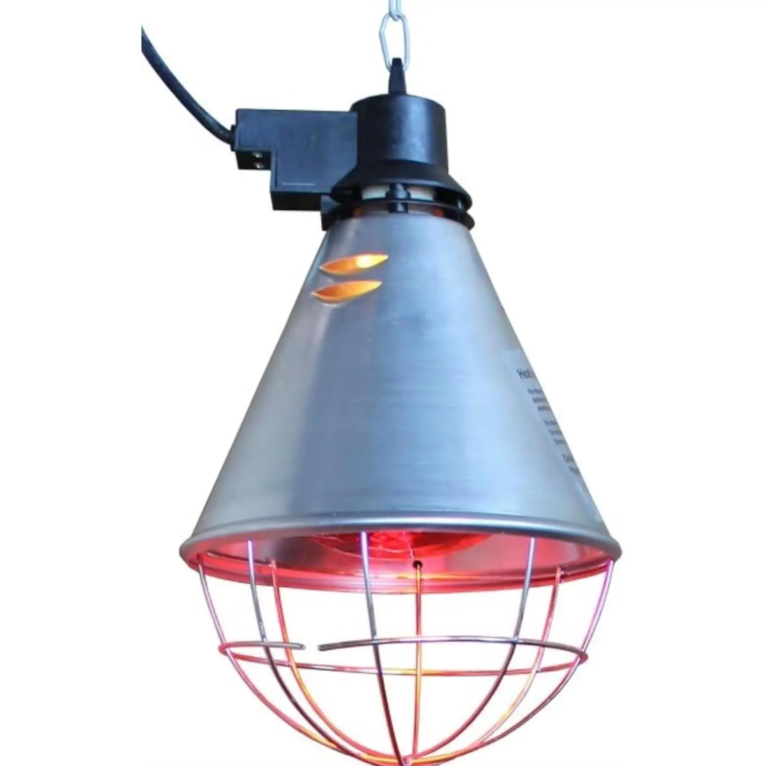 SM Pet Supplies Infrared Radiant Heat Lamp & Red Bulb High Low Switch Poultry Chickens Chicks Puppy Dog & live stock