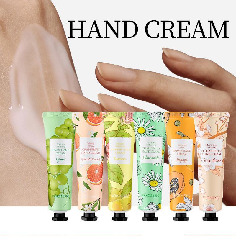 【 Luxury Gift 1】 Random Fruit Fragrance, Fruit Hand Cream KORMESIC Flower Fruit Hand Cream 30g 1
