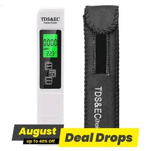 TDS Water Quality Test Pen, 1 Set Portable TDS EC Water Quality Tester, Water Quality Test Tool for Home Pool, Hot Tub, Garden, Mini Gadgets, Water Quality Monitor, Water Testing Kit, Pool Accessories