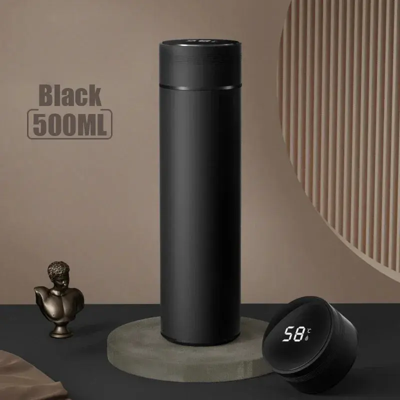 500ML Temperature Display Thermos Cup Stainless Steel Divided Thermos Bottle Outdoor Vacuum Insulated Cup Father's Day Gift 1