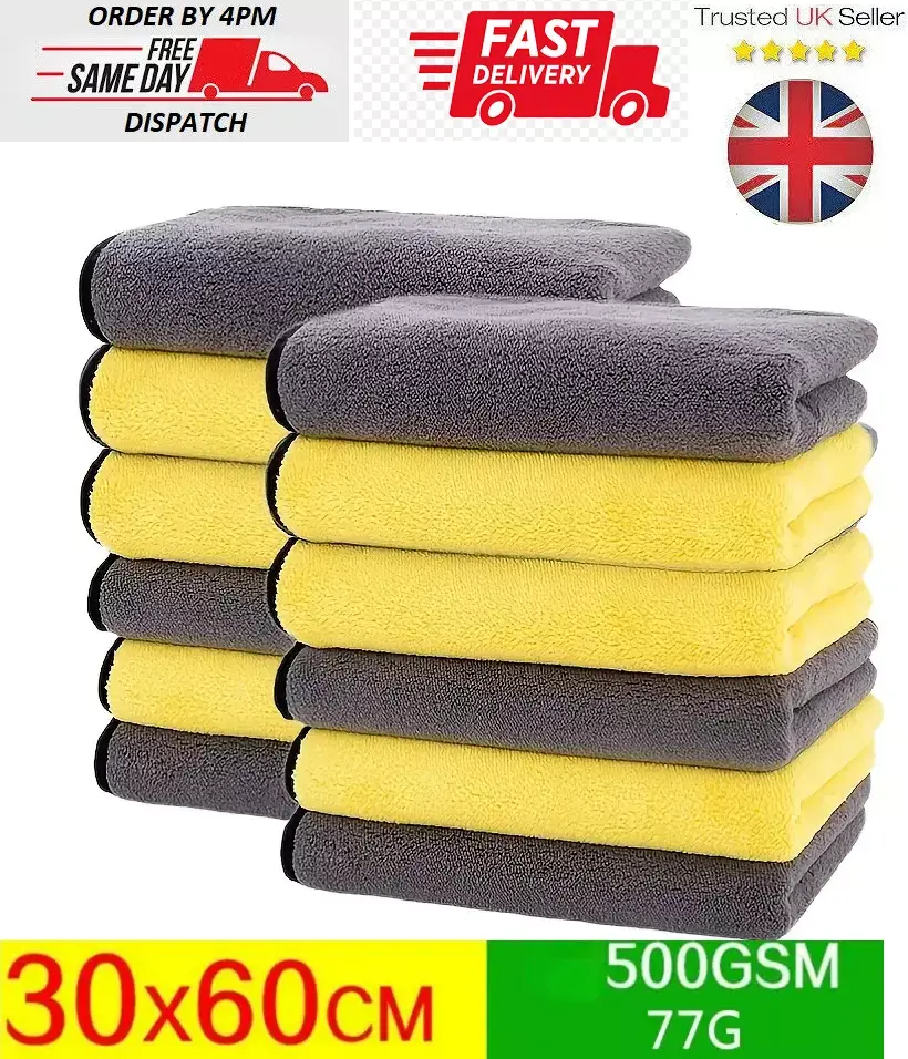 XL Super Absorbent Car Wash Microfiber Towel Cloth Car Cleaning towels Drying