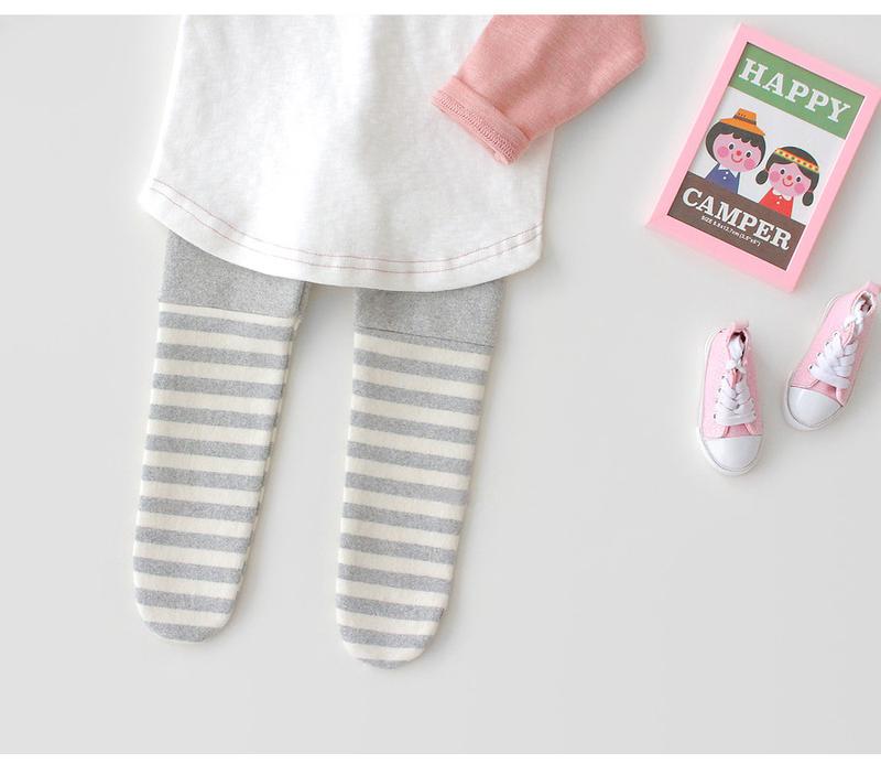 Product Introduction of Striped Stitched Tights for Women - Fashionable and Comfortable Legwear 8