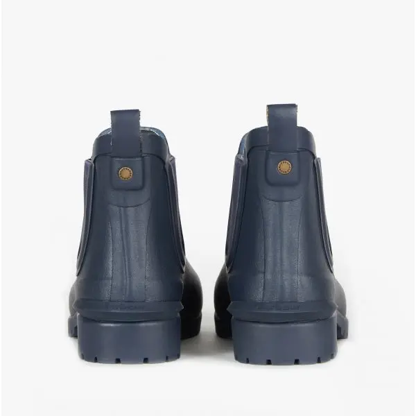 Barbour WILTON Womens Chelsea Wellington Boots Navy Activewear 3