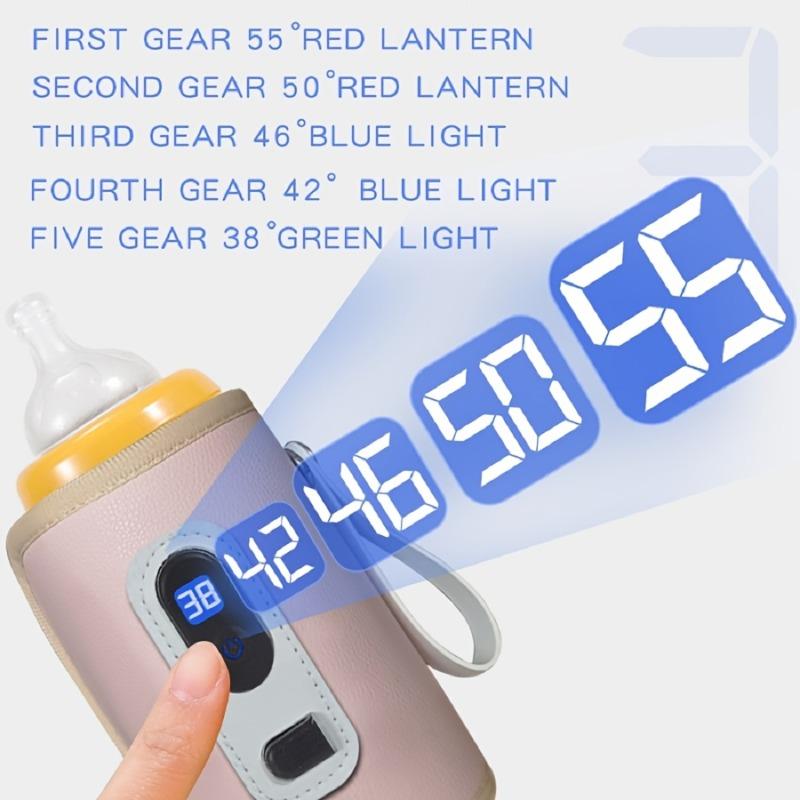 Product Introduction of Portable Bottle Warmer - Intelligent Digital Display Insulation Device - Keep Warm and Heat, Suitable for Various Bottles (USB Plug-In Version) 8