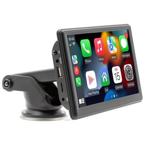 7-Inch Portable Car Video Player, 1 Set Adjustable Multi-function Car MP5 Player with Bluetooth-compatible,Optional Rearview Camera, Car Electronics Compatible with Apple CarPlay & Android Auto