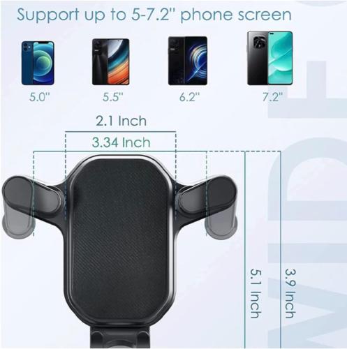 Car air outlet fixed mobile phone holder anti-shake car mobile phone holder air outlet mobile phone holder navigation suitable for all mobile phone models 2