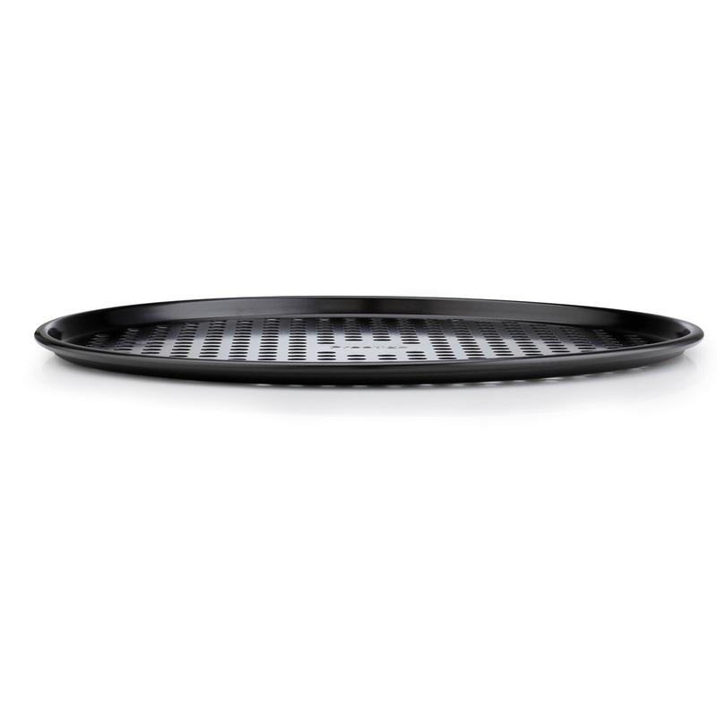 Prestige Inspire 14" Non Stick Pizza Tray, Sturdy Carbon Steel, Perfect for Every Kitchen, Black 1