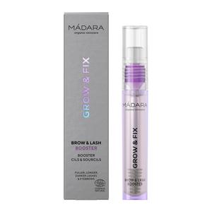 MADARA GROW & FIX Brow & Lash Growth Booster Serum, 4.25ml – Promotes brow and lash growth, shapes brows and provides flexible hold, with growth-promoting chanterelles