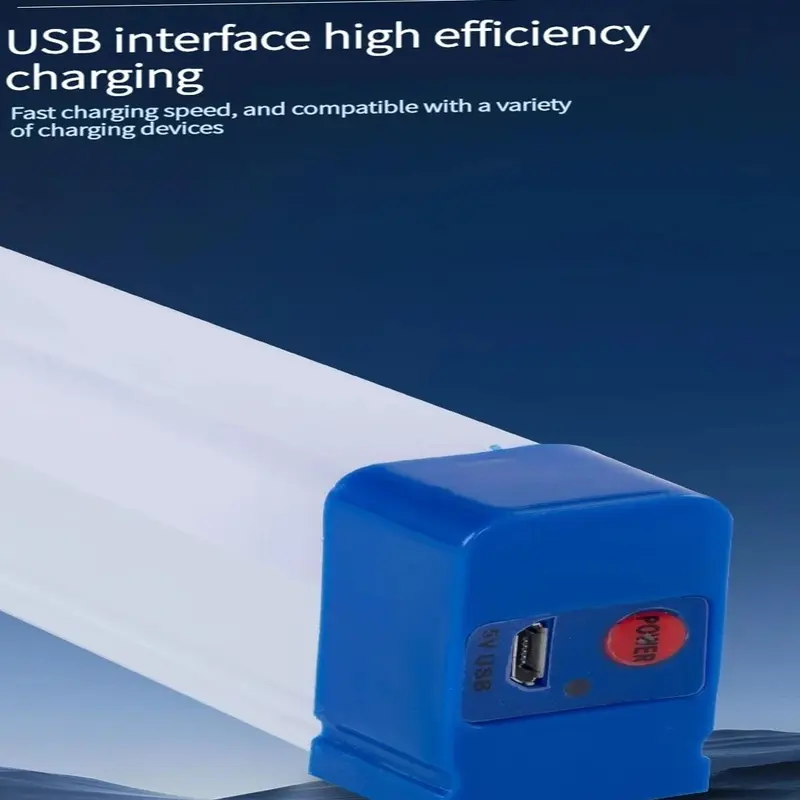 V30CM LED Rechargeable Tube Light – Portable and Great for Outdoor Use or Power-Free Moments 0