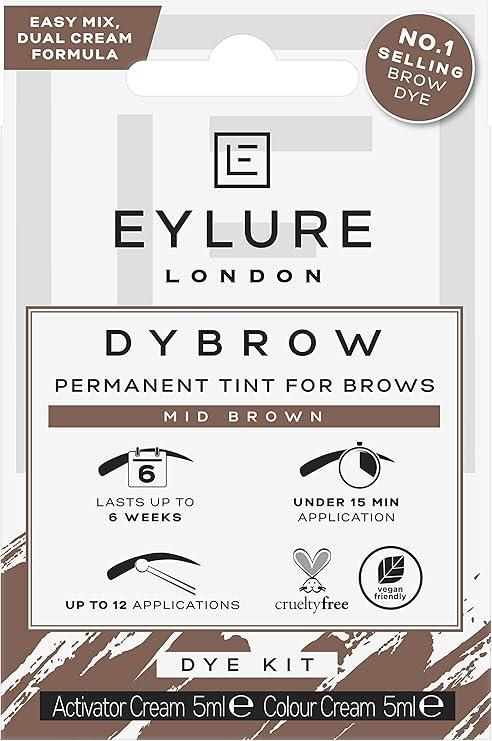 Product Introduction of Eylure Dybrow Permanent Tint for Brows Dye Kit Mid Brown 3