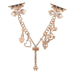 Artificial Rhinestone Decorated Watch Band (Band Only), Fashion Aesthetic Watch Band Compatible with Apple Watch, Replacement Watch Band, Smartwatch Strap, Smart Watch Straps, Smart Watch Accessories, Wearable