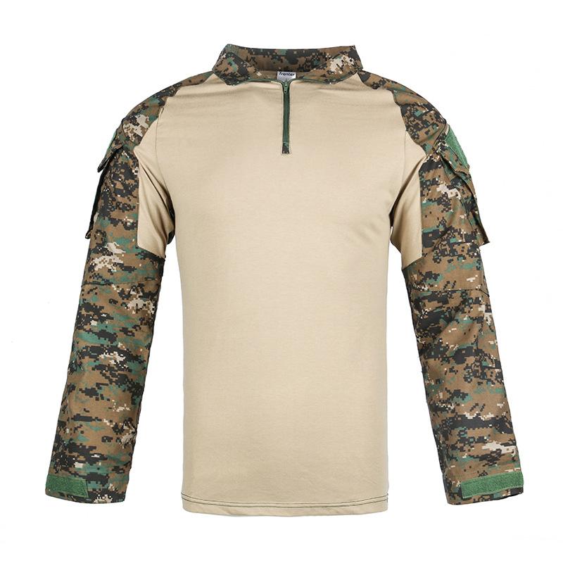Product Introduction of Men's Outdoor Tactical Hiking T-Shirts,Hunting  Camouflage Long Sleeve Hunting Climbing Shirt,Male Breathable Sport Clothes 19
