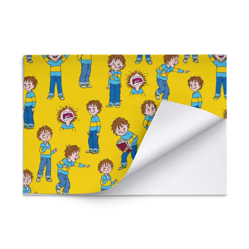 Horrid Henry Yellow Yell Gift Wrap 0