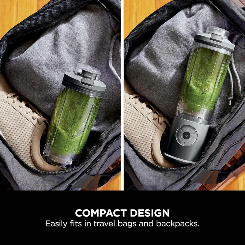 Blast Max Portable Blender, 570ml, Rechargeable Battery, Blending Cup & Leak-proof Lid, 3x Blend Functions, Makes Smoothies, Protein Shakes, Blends Ice & Frozen Fruit, Cool Grey BC251UKGY 4