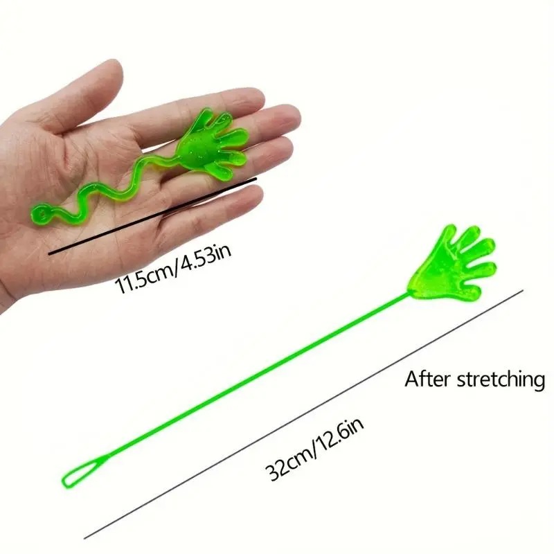 25/50pcs Stretchy Slinky Hand Toys - Colorful Rubber Finger Toys for Kids Party Favors, Prank Gifts & Classroom Rewards 7