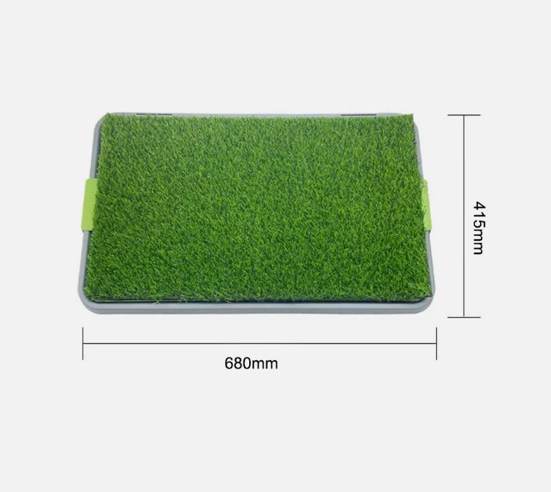 Large Pet Dog Toilet Mat Indoor Restroom Training Grass Potty Pad Loo Tray PadUK 1