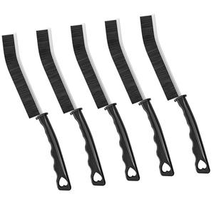 BritEase Mart UK-Spring Cleaning-5 Count Crevice Cleaning Brush Hard Bristle Gap Brush Multifunctional for Bathroom Household Kitchen Tiles Window Crevice Cleaning Tool