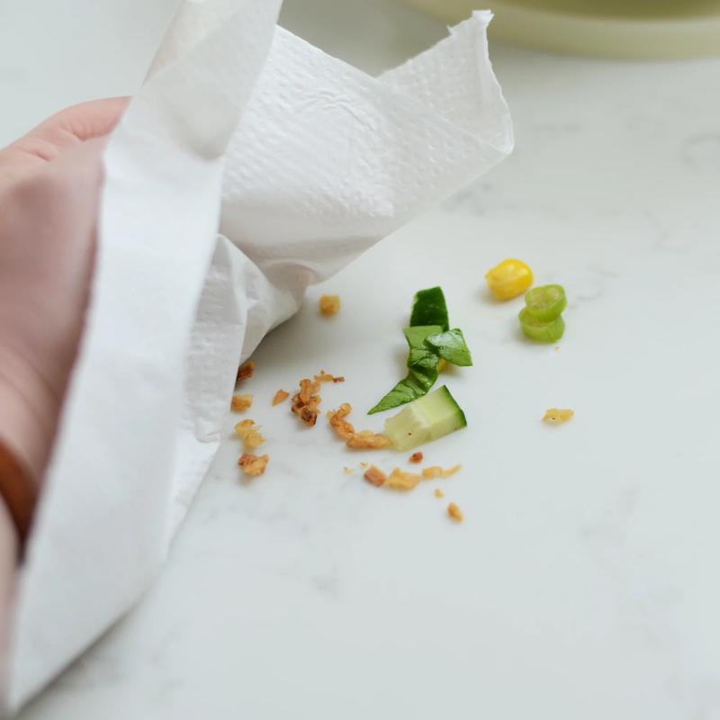 wrapped bamboo kitchen towels - 12 rolls 6