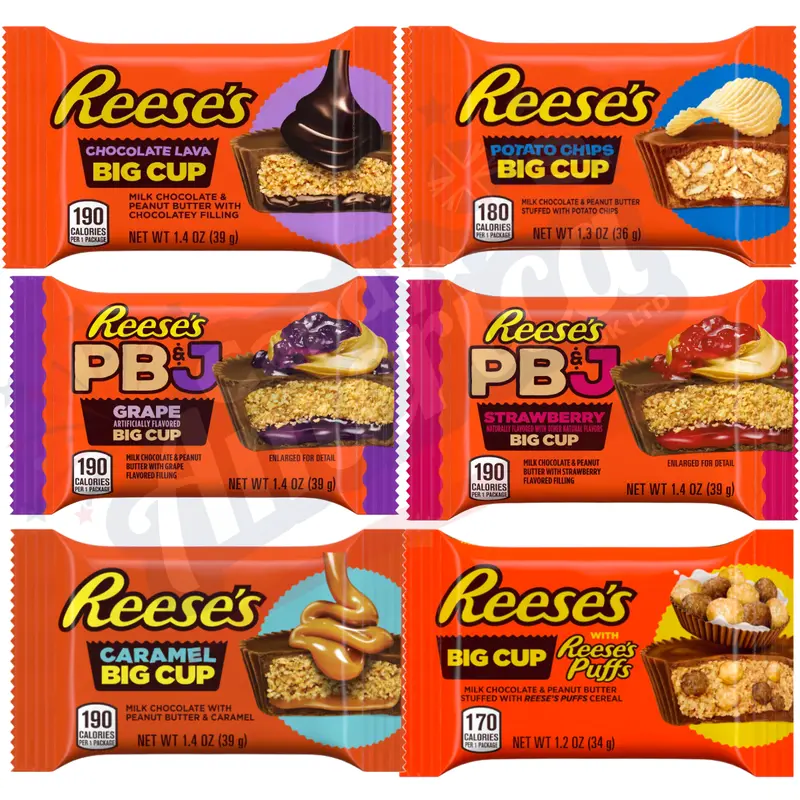 Reese's Big Cups USA 36g (7 Flavours) 0