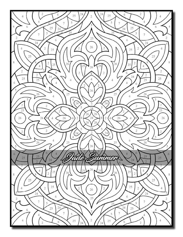 Activity Books-Color by Number Patterns: An Adult Coloring Book with Fun, Easy, and Relaxing Coloring Pages (Color by Number Coloring Books) 2