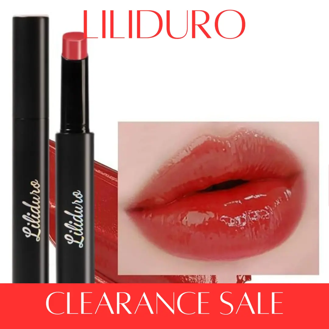 [CLEARANCE SALE OFFER]  Jelly Glossy Lipstick 4 Colors Liliduro  , 4Pcs Nude to Red Mirror Hydrating Lip Gloss, Long Lasting Moisturizing Tinted Lip Balm, Plumping Water Lip Glaze, Waterproof Long Lasting Lip Beauty Makeup,Christmas Makeup Gift for Women