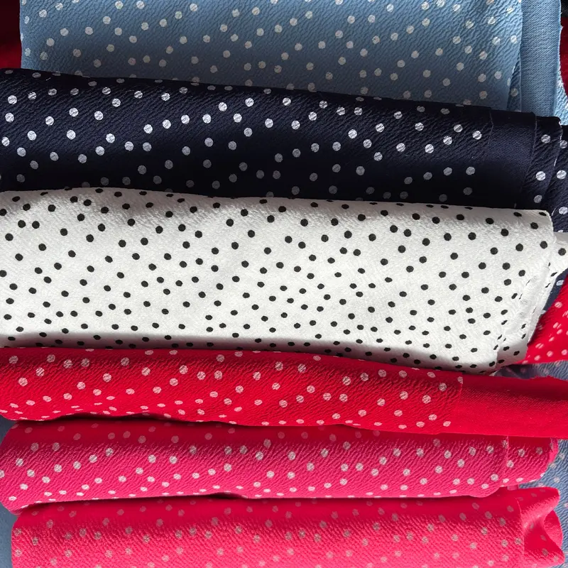 FS589 Polka Dots Liverpool Fabric 8
