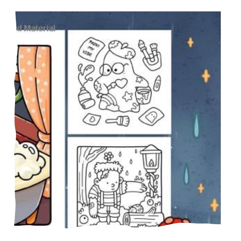 Little Spooky: A Cozy Hygge Coloring Book for Adults & Teens – Cute & Creepy Creatures for Relaxation (Cozy Spaces Coloring)** 4