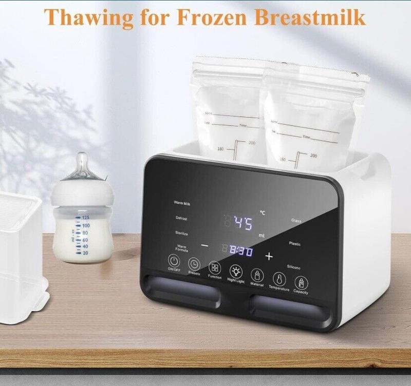 Baby Bottle Warmer Steriliser Fast Milk Warmer with LCD Display and Timer 2