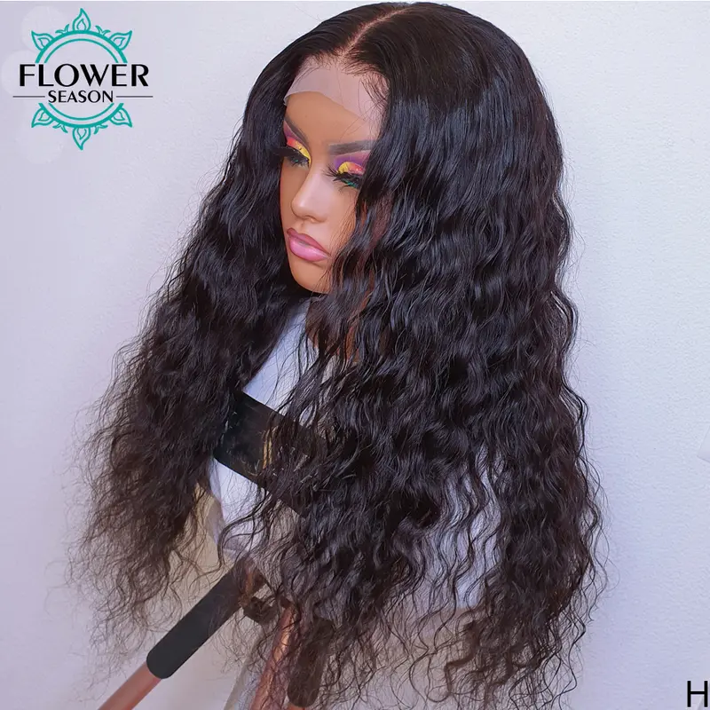 Silk base Full lace Wigs Human Hair Glueless Loose Wave 5x4.5 Silk Top Full Lace Human Hair Wig HD lace Preplucked for Women 2