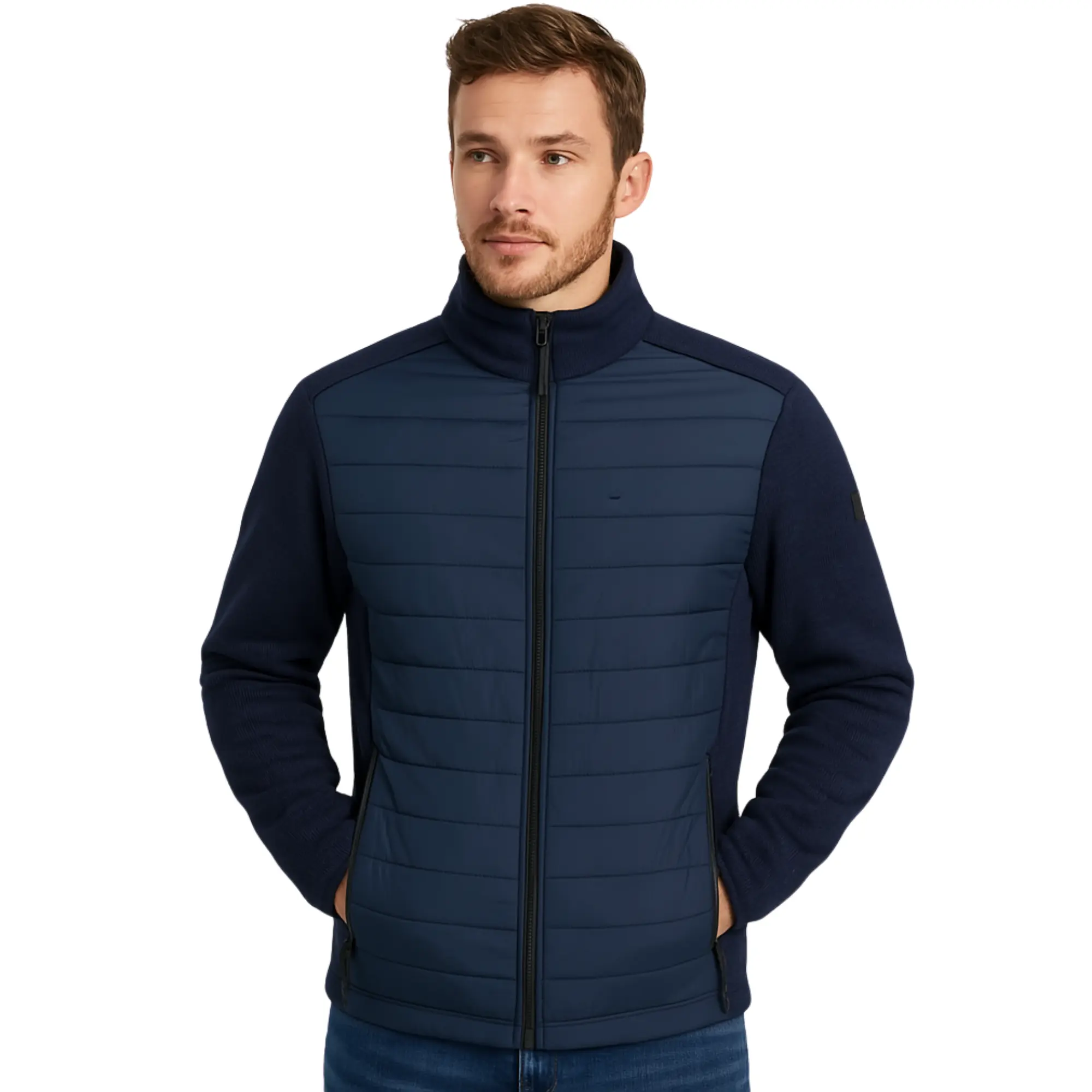 Regatta Mens Arkley Insulated Hybrid Softshell Jacket Long Sleeve Menswear Water Resistant Cosy Lightweight Insulation Full zip Coat
