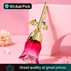 Women's Rose Design Perfume, Elegant Floral Fragrances for Women, Long Lasting Scent Fragrance for Daily Life, Party, Perfume for Women, Eau De Toilette, Cosmetic
