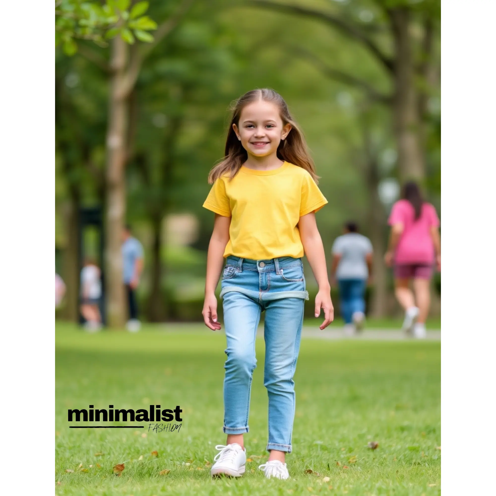 Yellow Kids Cotton T-shirt