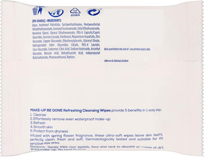 Be Gone Refreshing Wipes for Face Care - Pack of 25 - Makeup, Makeup Remover 2