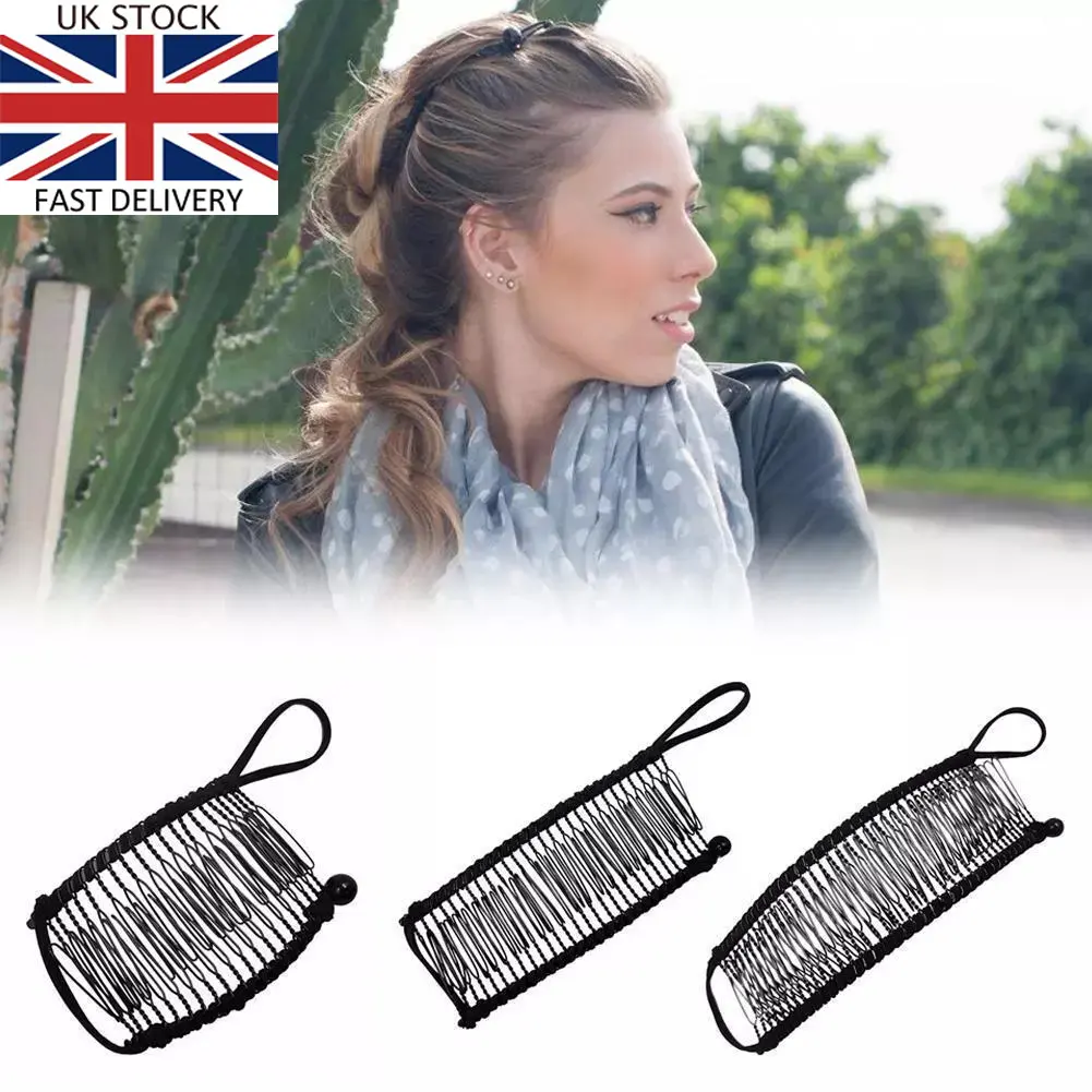 Vintage Banana Hair Clip Christmas Accessory Stretchable Comb Comb Hair Z0C3