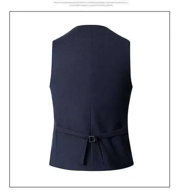 Product Introduction of Men's Casual Business Vests Slim Fit Formal Business Vest Large Size Waistcoat for Suit or Tuxedo Wedding Formal Prom 10