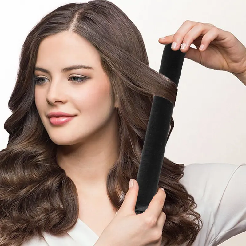 5pcs Overnight Heatless Hair Curler Blowout Rods Heatless Curls Flexi Rods with Silk Scarf for All Hair Types 2