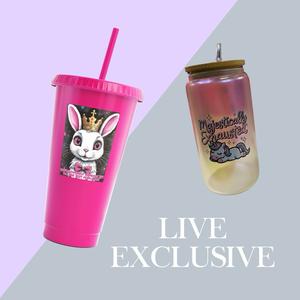 Gift Box Live Exclusive includes Drinkware